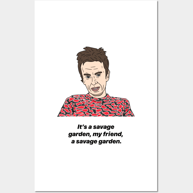 SUPER HANS | SAVAGE GARDEN Wall Art by tommytyrer